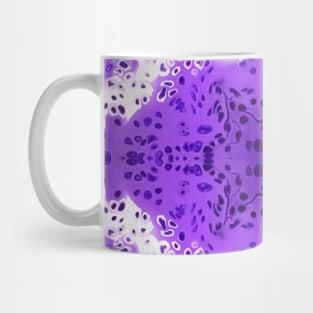 Lavender Purple Paint Pour Pattern Mug